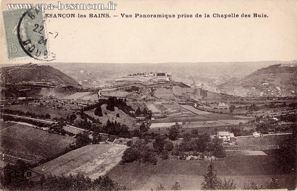249. - BESANÇON-les-BAINS. - Vue Panoramique prise de la Chapelle des Buis.